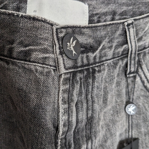 ONE TEASPOON Awesome Baggies Straight High Waist Denim Distressed Jeans Size 28 - Picture 4 of 11